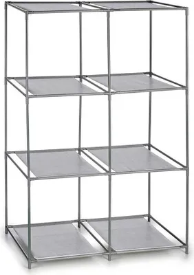 Obrázok produktu pre Úložný regál so 6 priehradkami - sivý
