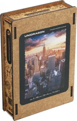 Obrázok produktu pre Drevené puzzle - Morning New York veľkosť S