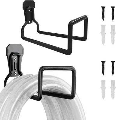 Produktbild von Schlauchhalter 2 Stück, Wandmontage, Robust und Langlebig, für Gartenschlauch, für Garten
