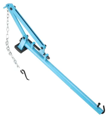Produktbild von Aufhängungsarm Hebelwerkzeug, Kohlenstoffstahl, Maximale Zugkraft 500 kg, Gesamtlänge 1030 mm bis 1300 mm, Klemmhöhe 65 mm bis 265 mm, Kettenlänge 660 mm
