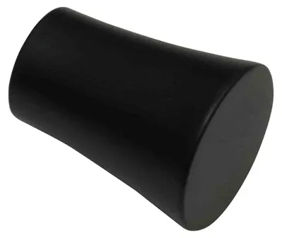 Image de Tige conique pour tige de 25 mm de diamètre, noir mat