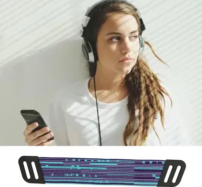 Obrázek produktu pro Náhradní čelenka pro bezdrátové a drátové herní náhlavní soupravy Logitech G733 a G335, fialová/modrá