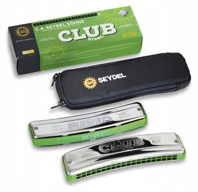 Image de Harmonica Seydel Club Steel C Octave Professionnel Son Chaud