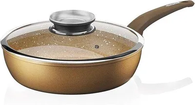 Productafbeelding van Dieptepan met Cerastone coating, 30 cm, geschikt voor alle kookplaten inclusief deksel