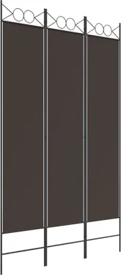 Obrázek produktu pro vidaXL 3 ks Paraván hnědý 120x200 cm Látka