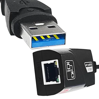 Produktbild von USB Type A Usb 3.0 Auf Rj45 Ethernet 1000 Mbit/S Gigabit Lan-Adapter PC