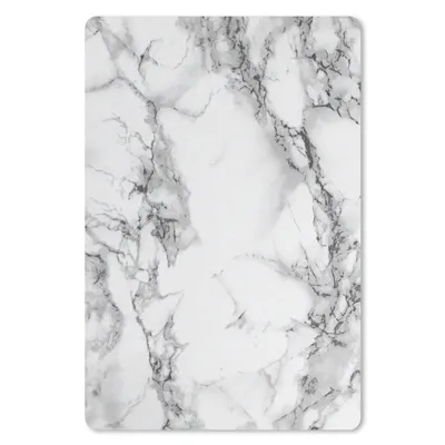 Produktbild von MuchoWow® Mauspad Mousepad Marmor - Stein - Weiß - Grau - Schwarz - Marmoroptik 40x60 cm - Mousepads - Maus Mat - Pad - Mausunterlage - Schreibtisch Accesoire