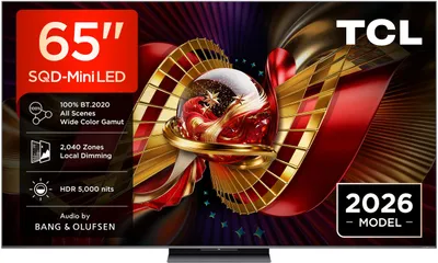 Produktbild von TCL 65C89L, 165,1 cm (65"), 3840 x 2160 Pixel, 4K Ultra HD, SQD-Mini LED, Smart-TV, Schwarz