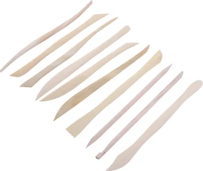Produktbild von Tonbildzeuge Set -Werkzeuge, Polymer -Kit, 10pcs Holz für DIY -Schnitzen