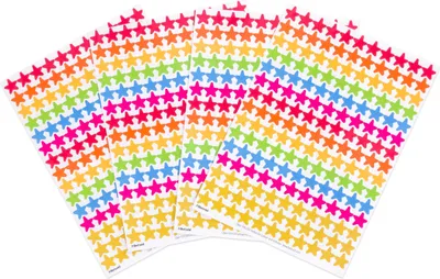 Produktbild von Betzold Belohnungssticker, Design: bunte Sterne, Setgröße: 8 Bogen