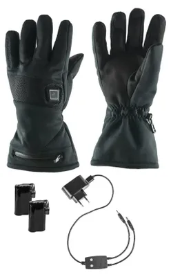 Imagen del producto de Guantes calefactables Alpenheat "FireGlove Everyday Reloaded", talla XL, 3 niveles de calefacción, autonomía de 2,5 a 8,5 h, con batería, 1 unidad.
