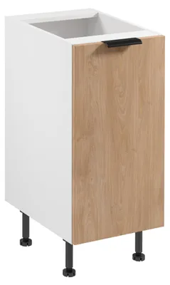 Obrázek produktu pro Dolní jednodveřová skříňka SALERNO - šířka 40 cm, bílá / dub
