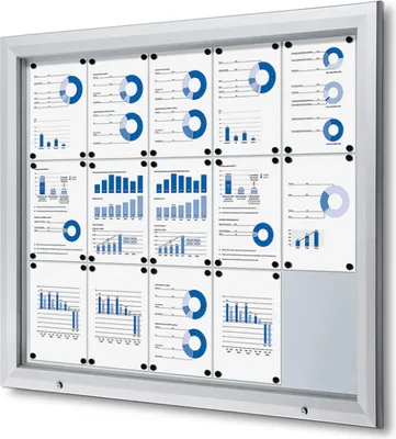 Produktbild von Showdown Displays Schaukasten Premium für Außen - 15x DIN A4