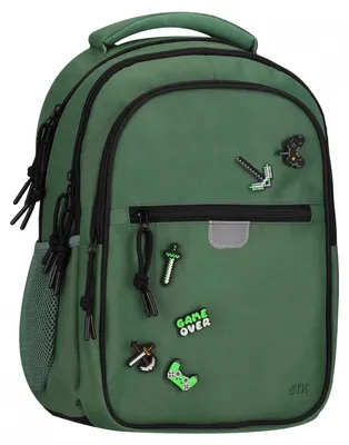 Immagine prodotto di Zaino scolastico con spille, verde, Starpak