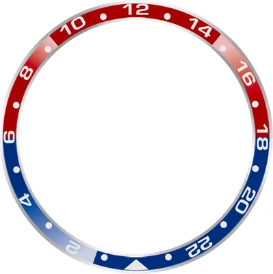Image de INF Lunette élégante pour Xiaomi Watch S3/S4 Rouge + Bleu