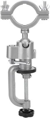 Productafbeelding van SPHProducts - 360 Graden Elektrische Boorstandaard - Universele Beugel - Multifunctioneel - Aluminium - Bankschroef - Voor Hobby en Modelbouw