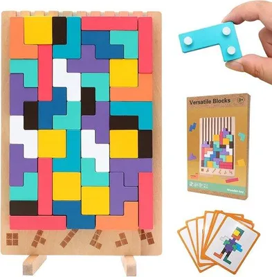 Productafbeelding van Houten Tetris-puzzelspel voor kinderen vanaf 3 jaar