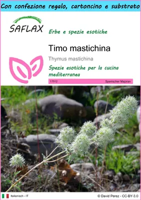 Immagine prodotto di SAFLAX Set regalo - Timo mastichina - 250 semi - Thymus