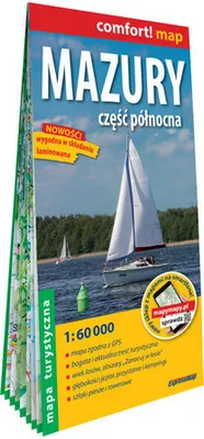 Obrázok produktu pre Mazury Część północna laminowana mapa turystyczna 1:60 000