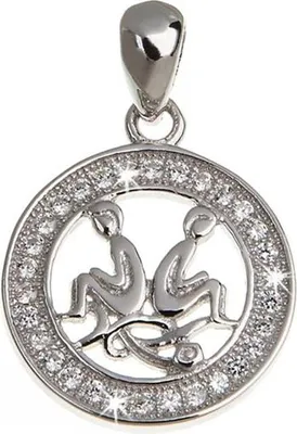Produktbild von SILBERKETTEN STORE Anhänger Sternzeichen - 925 Silber - Zwillinge