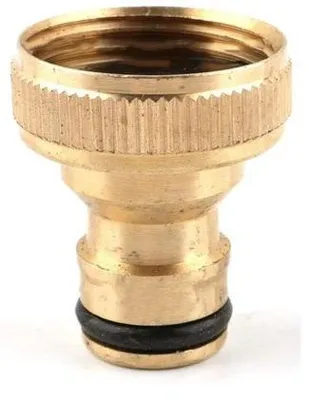 Productafbeelding van Messing Snelkoppeling voor Tuinbesproeiing - 1/2 en 3/4 Inch