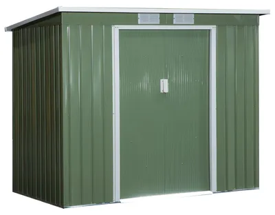 Productafbeelding van Steigerhuisje - Tuinkast - Tuinhuisje - Opbergschuur - Tuinberging - Gegalvaniseerd Staal