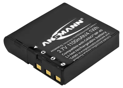 Produktbild von Ansmann A-Cas NP-40, 1200 mAh, 3,7 V, Lithium-Ion (Li-Ion)