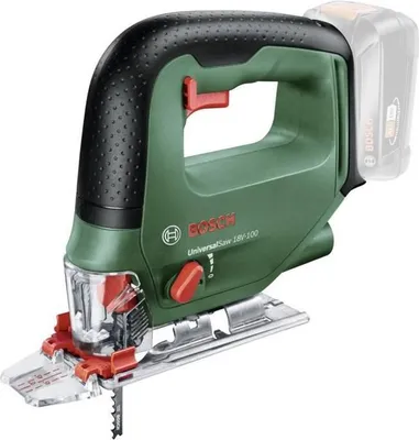 Zdjęcie produktu dla Wyrzynarka akumulatorowa Bosch UniversalSaw 18-100, głębokość cięcia 100 mm, 4-stopniowa regulacja ruchu wahadłowego, 0603011100 (bez akumulatora i ładowarki)