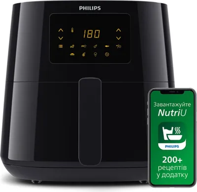 Immagine prodotto di Philips Serie 3000 HD9270/90 Friggitrice Singola 6,2 L Stand-alone 2000 W Friggitrice ad aria calda Grigio
