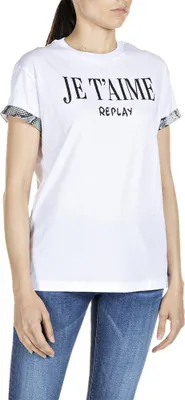 Produktbild von Replay W3625.000.22536p.001 T-shirt Weiß S Frau Weiß S