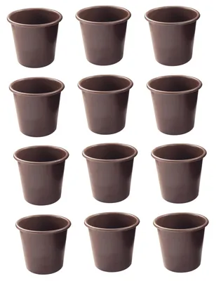 Produktbild von 12 x Backform Kuchenform für Baba Rhum - Dariole Desserts - kleine Kuchen - Flans Antihaftbeschichtet 150ml