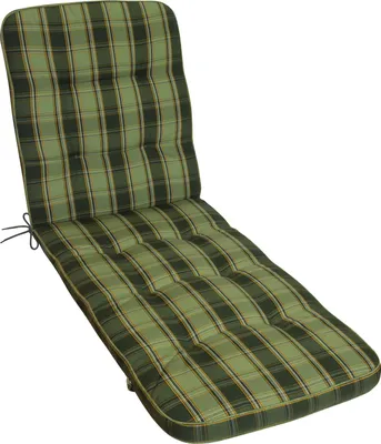 Produktbild von Herlag Liegenauflage Tilly 200x65x9cm Grün-Kariert Fleckschutz extra Weich