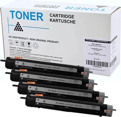 Produktbild von Kompatibel Set 4x Toner für Xerox Phaser 6300 von ABC