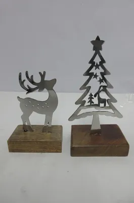 Obrázok produktu pre Gilde stojaci reliéfny sob na podstavci "Reno" V.17 cm 55615