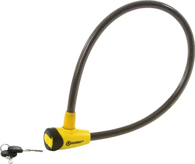 Immagine prodotto di Cavo d'acciaio AUVRAY con serratura - lunghezza 65 cm, diametro 5 mm