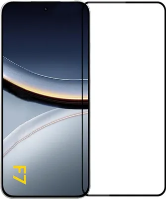 Produktbild von Xiaomi Poco F7 Displayschutz - Coverup Full-Cover 9H Panzerglas - Schwarz