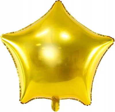 Image de Ballon de baudruche étoile, 48cm, étoile d'or