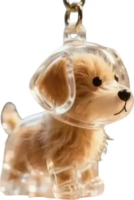 Produktbild von Schlüsselanhänger zum Sammeln von Hundehaaren, Schlüsselanhänger in Hundeform, Charm-Schlüsselanhänger, Gedenk-Aufbewahrungsbox, transparente Andenkenkapsel für Tierfell, Gedenkgeschenk für Tierliebhaber