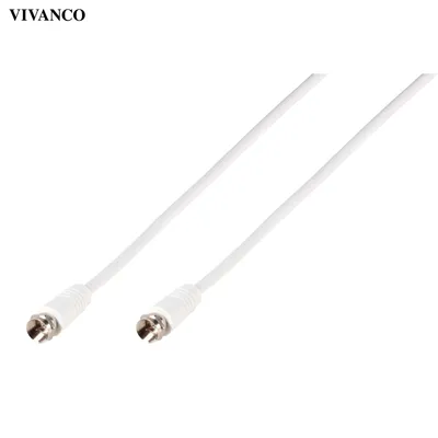Produktbild von ViVanco™STC FV90100, 10 m, F-Typ, F-Typ, Weiß