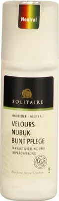 Produktbild von Solitaire Velours Nubuk Bunt Pflege, Neutral, für Rauleder und Tex Materialien - ZubehÖr Pflegeprodukte, Mehrfarbig