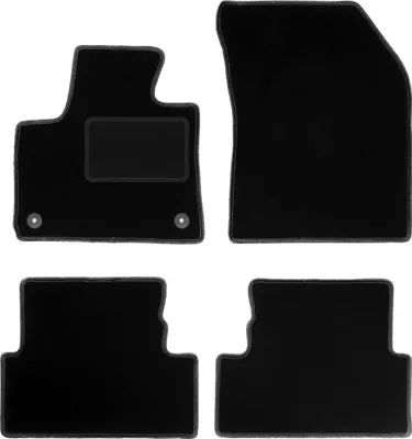 Produktbild von Schwarze Veloursmatten für: Peugeot 3008 II Crossover (2016-)