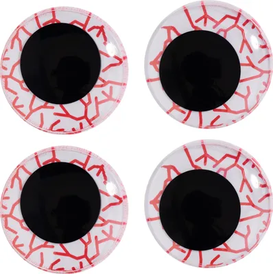 Produktbild von GLOREX Wackelaugen selbstklebend Adern 35 mm 4 Stk Kunststoff Augen Puppen DIY