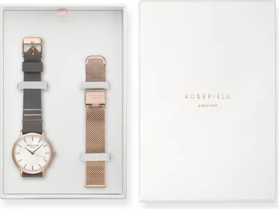 Obrázek produktu pro Rosefield drkov set hodinek West Village WEGTR-X184