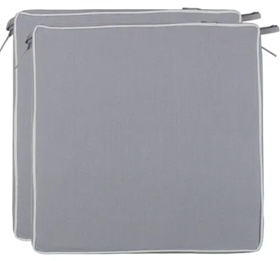 Imagen del producto de Solidchoice - Juego de 2 cojines para exteriores, resistentes al agua y a la suciedad, 40 x 40 cm