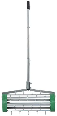 Obrázek produktu pro LUXTOM | Provzdušňovač trávníku, 149 × 34 cm, ruční vertikutátor, provzdušňování trávníku, válcový provzdušňovač s hroty, válcový provzdušňovač trávníku