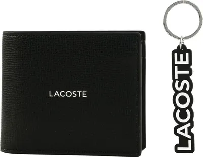 Produktbild von LACOSTE Geldbörse Schlüsselanhänger Billfold Key Ring Box Noir schwarz