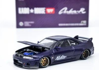 Image de NISSAN SKYLINE GT-R (R33) ACTIVE CARBON R V2 1995 - KaidoHouse/Mini GT 1:64