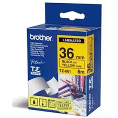 Produktbild von Brother TZE-661 Etiketten erstellendes Band TZ