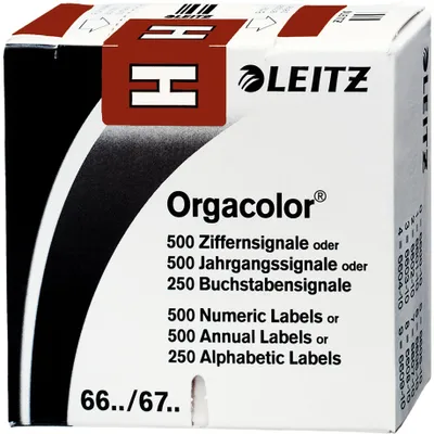 Immagine prodotto di LEITZ lettera segnale Orgacolor "H", su rotolo, marrone