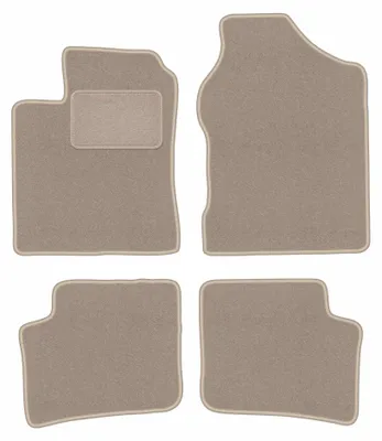 Productafbeelding van Velours automatten voor Daihatsu Trevis 2006-2009 (hatchback) – 4-delig, beige, op maat – Wielganizator LUX